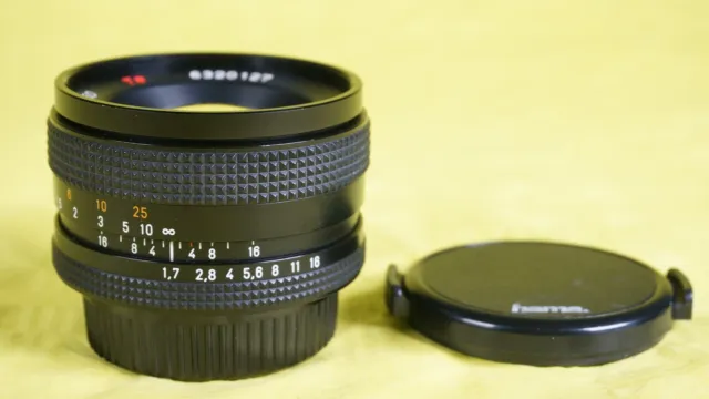 Carl Zeiss Planar T* 50mm F1.7 Lens für Yashica/Contax