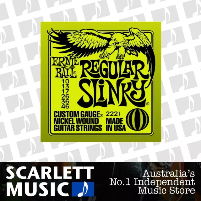 Ernie Ball Regular Slinky 10-46 Electric Guitar Strings *BRAND NEW*