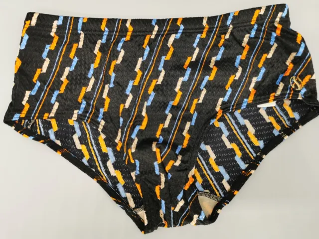 Costume da bagno originale anni 70 swim trunks taglia 5 M S vintage retrò uomo motivo 80