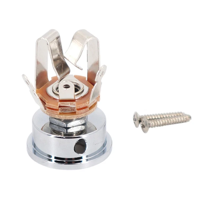 Guitare électrique Jack Plug Socket Mono Input Jack Socket Accessoires 1/4