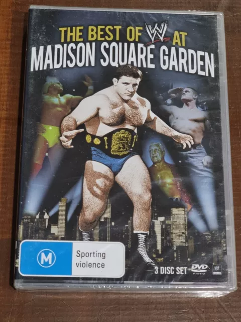 NEW SEALED The Best of WWE at Madison Square Garden DVD Region 4 NTSC