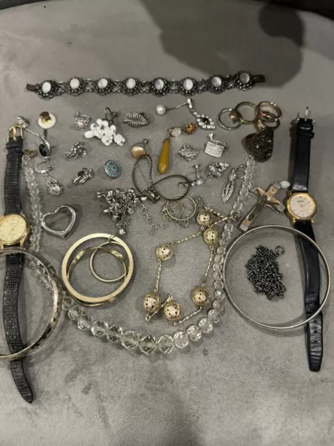 vintage broken jewellery job lot