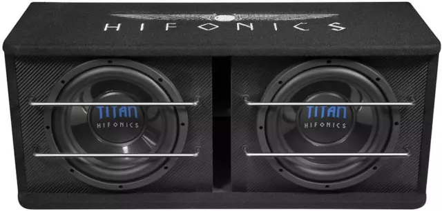 Hifonics TD250R Dual Bass Reflex Gehäuse-sub 1200 Watt Subwoofer 10 " (25 CM) 2