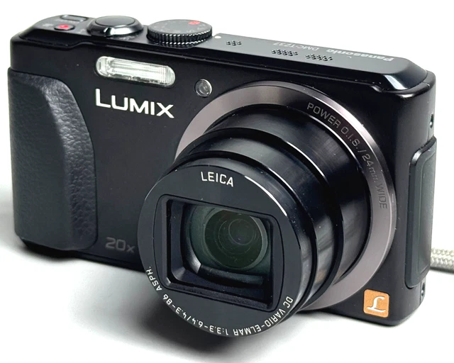 Appareil photo numérique compact PANASONIC Lumix DMC-TZ57 blanc Pas