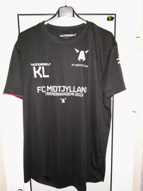 FC Midtjylland Denmark football shirt Wunderelf Black Size XXL Adult