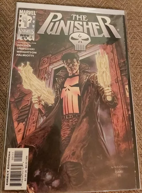 MARVEL COMICS / MARVEL KNIGHTS  "THE PUNISHER" No 1 NOVEMBER 1998 VFN+ / NM