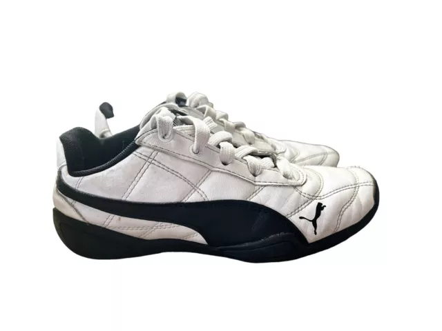 Puma Tune Cat 3 Sneakers Shoes White Black Size 1C Child Youth