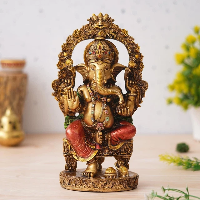 10 GANESH JI Ganpati Bappa Blessing Idol Figurine For Home Decor 10-ganesh-ji-ganpati-bappa-blessing-idol-figurine-for-home-decor