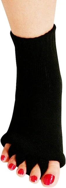 Yoga Sports GYM Five Toe Separator Socks Alignment Pain Health Massage One Pair