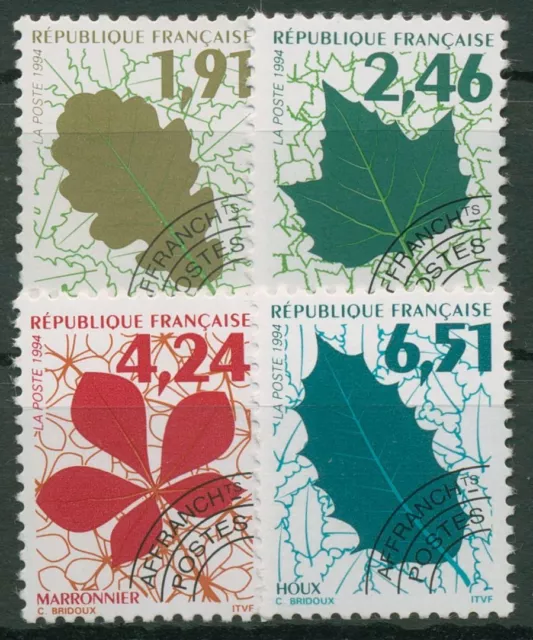 Frankreich 1994 Freimarken Blätter mit Vorausentwertung 3039/42 postfrisch