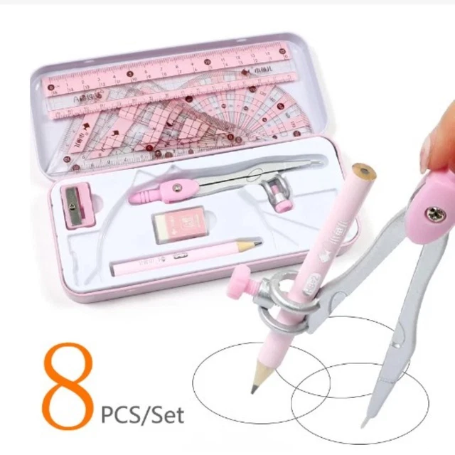 Plastic Student Drawing Stationery Clear Scale Master Set  Stationery