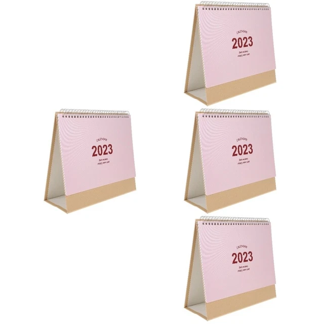 4 PCS Calendario Scrivania Mensile Tavolo Ufficio Stile Coreano La Lista