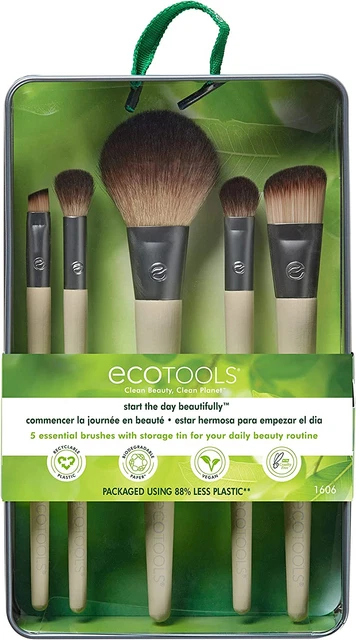 Real Techniques Ecotools Start the Day Set Di Pennelli per Il Trucco
