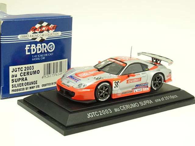 エブロ 1/43 JGTC 2004 かっこよく auセルモスープラ No,38 au
