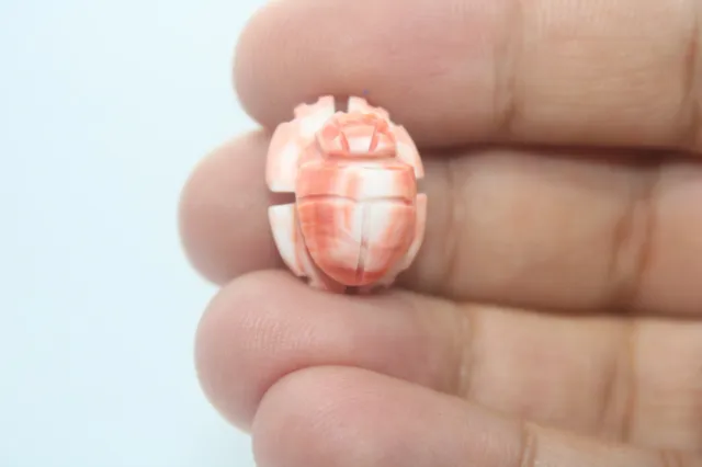 RARE ANCIENT EGYPTIAN ANTIQUE Scarab Agate NEW KINGDOM Amulet  (09)