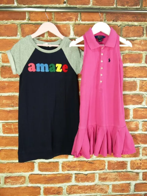 Girls Bundle Age 6-7 Years Ralph Lauren Gap Summer Dress Casual Kids Set 122Cm