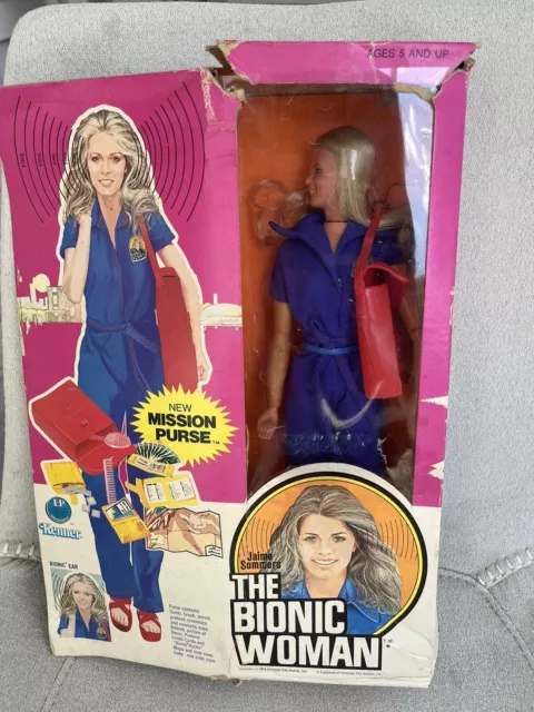 VINTAGE DENY FISHER Jamie Sommers Bionic Woman MISSION PURSE doll - NEW  $600.00 - PicClick AU