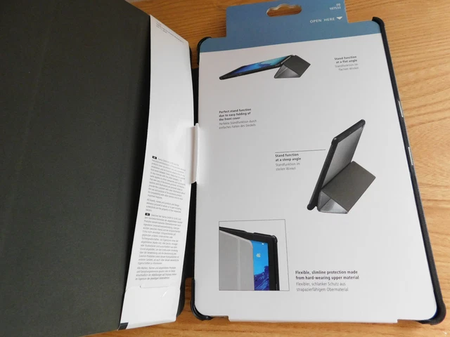Hama Tablet Schutzhülle Cover Case für HUAWEI MediaPad T5, Silber/Grau 10.1 Zoll 3