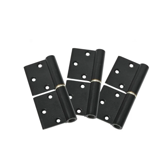Noir 4 pouces Aucune direction Durable Soulevez la charnière  Porte
