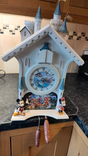 Disney's HAPPIEST OF TIMES Cuckoo Clock Cinderella Tinkerbell Restoration Parts