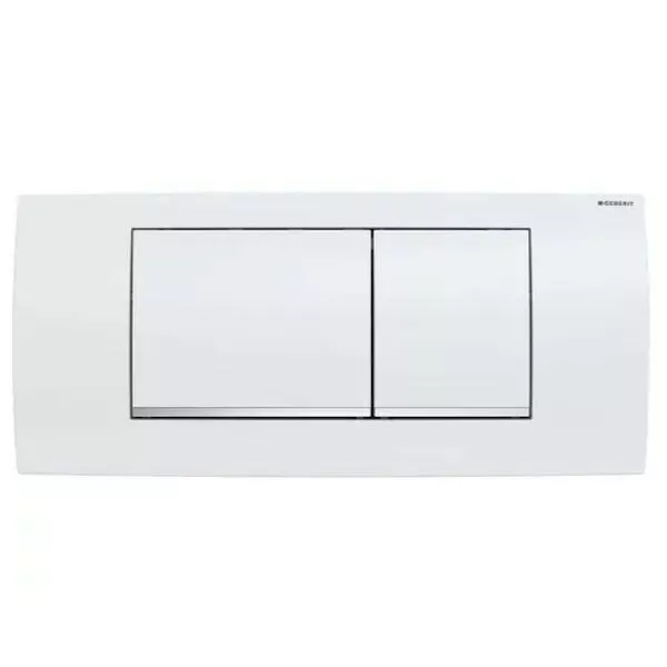 Plaque De Commande GEBERIT TWINLINE30 Blanc 34x18.5x3.2 CM COD.115.899.KJ.1