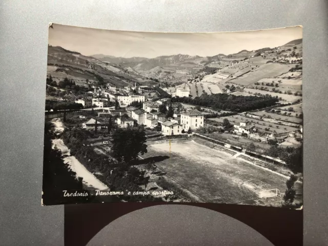 Cartolina Tredozio Panorama E Campo Sportivo Viaggiata 1955 Oo
