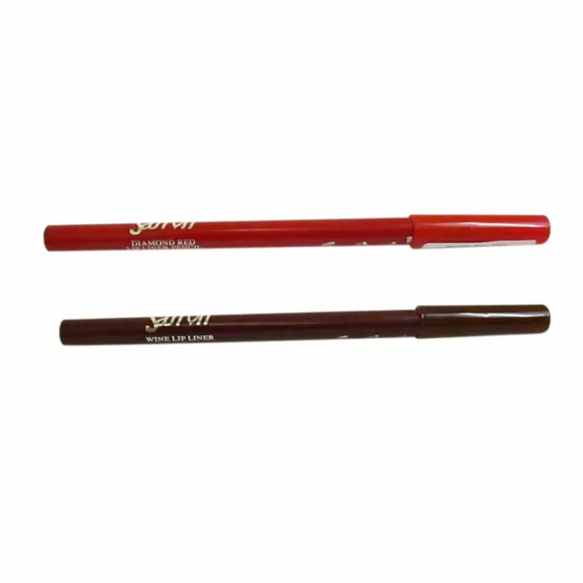 Saffron Lip Liner Pencil - Diamond Red or Wine Lip Definer Shape & Define