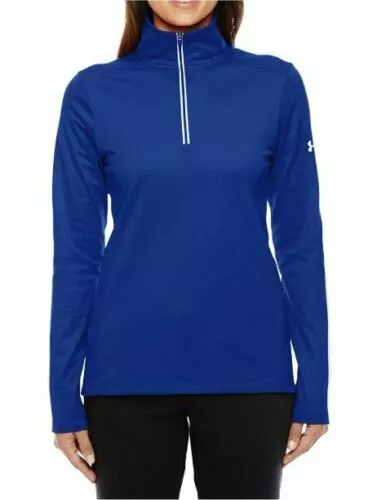 NWT$55  Under Armour Women's UA Qualifier 1/4 Zip Pullover 1276355 Blue