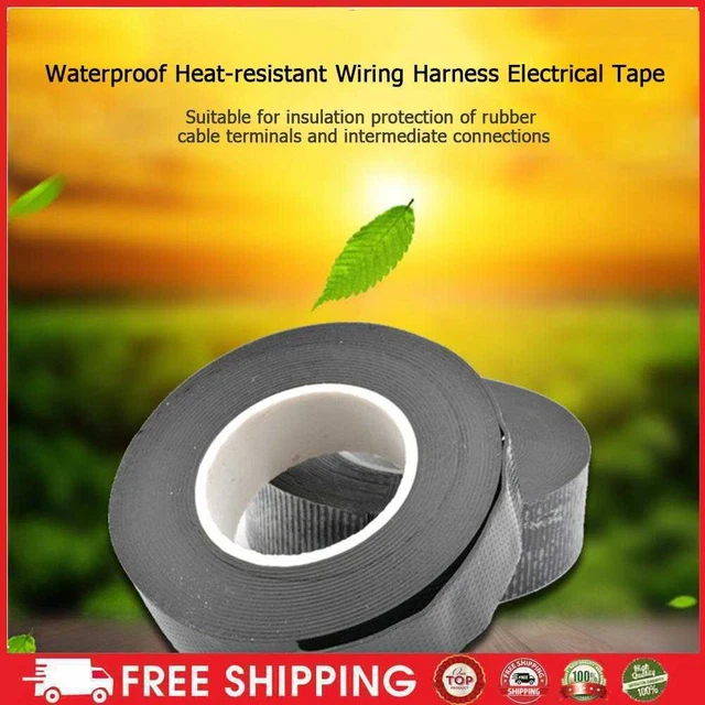 Impermeable, resistente al calor cableado cinta aislante protección de cable (21 mm)