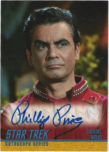 TC Star Trek Classic Phillip Pine A83 Autograph Series