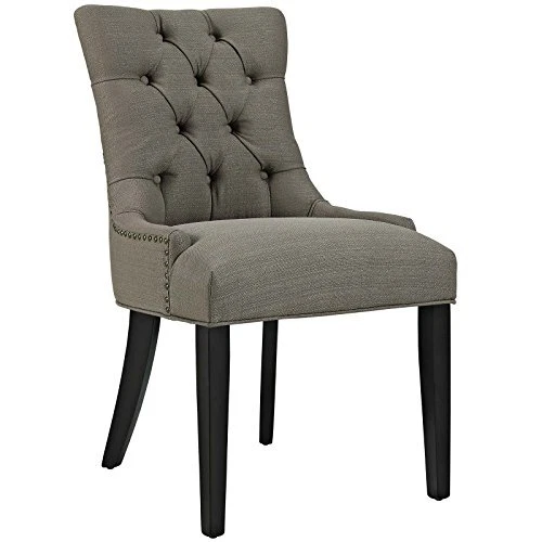 Modway Regent Modern Elegant Button-Tufted Upholstered Fabric with Nailhead T...