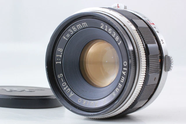 EXC+5] OLYMPUS F.ZUIKO Auto-S 38mm F/1.8 MF Lens for Pen F FT FV