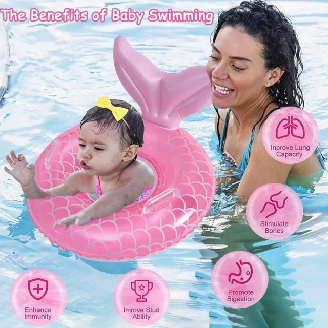 Baby Swimming Pool Float Inflatable Baby Swimming Float Swim Ring with Seat