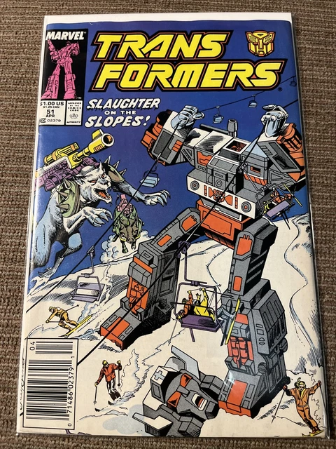 Marvel Comics The Transformers  #51 Comic book. “More than meets the Eye!”