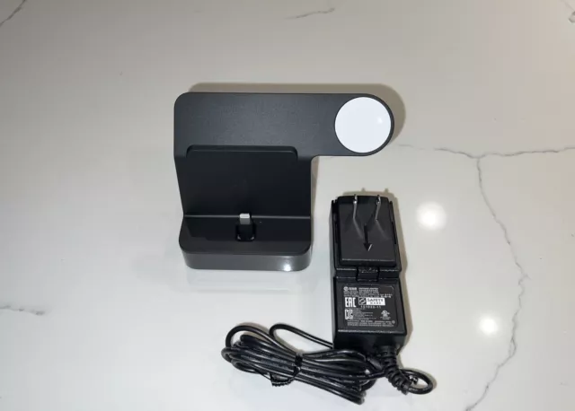 OEM Belkin - PowerHouse Charging Dock for iPhone and Apple Watch - Black