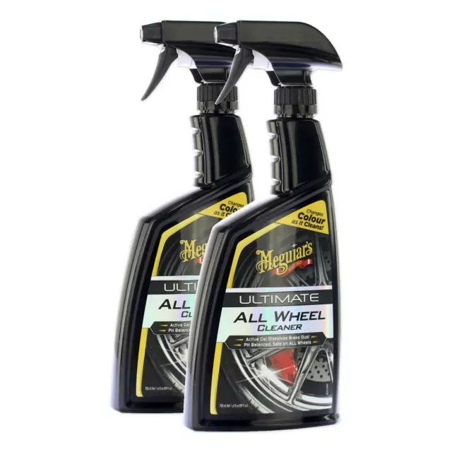 2x Meguiars Ultimate All Wheel Cleaner Felgenreiniger Alu Chrom 710ml G180124EU