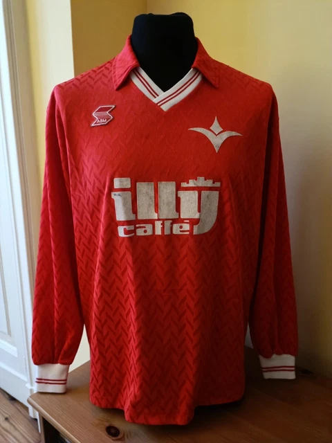 MAGLIA CALCIO US Triestina 1990/1991 XL jersey football ABM 15