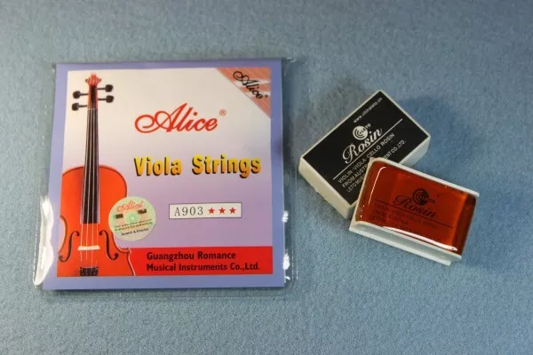 Rosin+HIGH QUALITY ALICE Viola strings Set  NEW