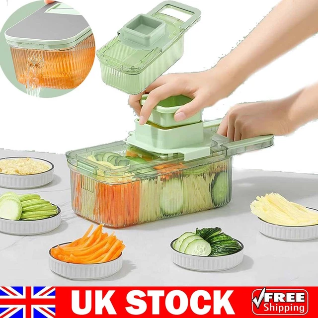 8IN1 VEGETABLE CHOPPER Kitchen Mandoline Vegetable Cutter Slicer