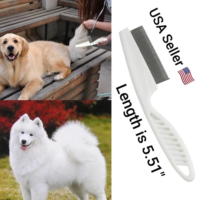 Home Pet Animal Care Protect Flea Comb for Cat Dog Pet Stainless Steel Comfort 1