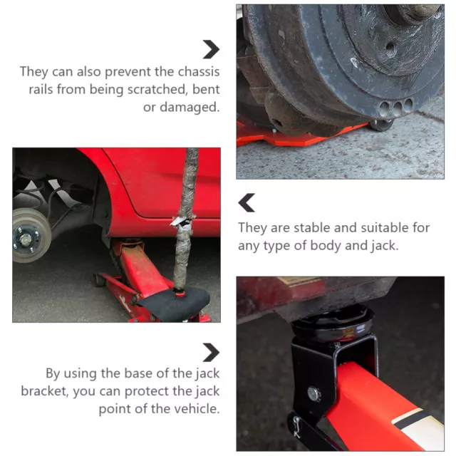 1pc Bodenheberauflagen Auto Jack Pad Jack Pad Adapter Rahmen Schiene Adapter 3