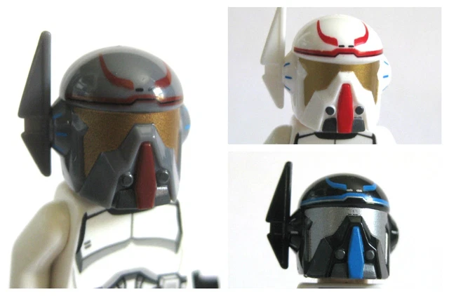 Arealight Custom Clone Driver Helmet For Star Wars Minifigures – Choose Your Color