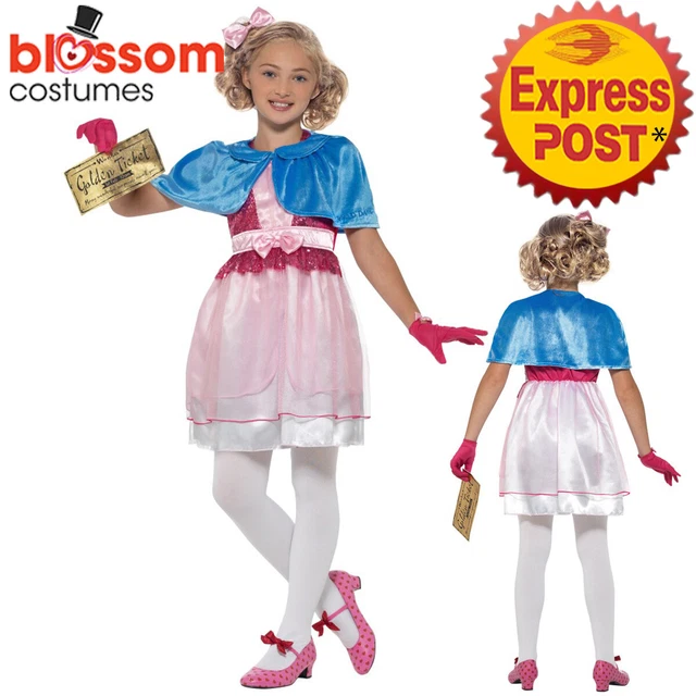 W-M4-4 Boys Girls Roald Dahl Winning Wonka Bar Costume Charlie - Foto 7