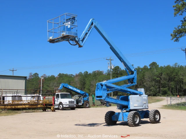 Genie Z-60 34 60' 4WD Diesel Articulating Boom Lift Man Aerial Platform