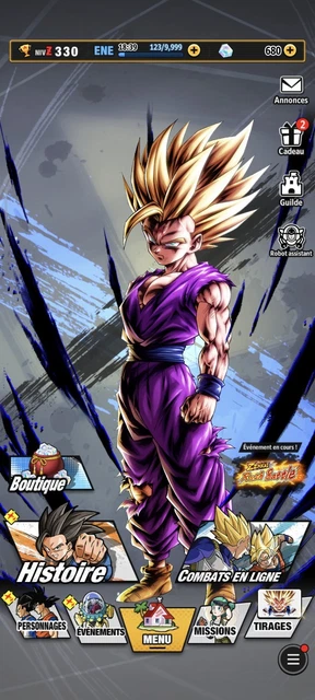 Compte Dragon Ball Legends Avec 70 000 Chrono Crystals - Android/iOS/PC, Neuf !