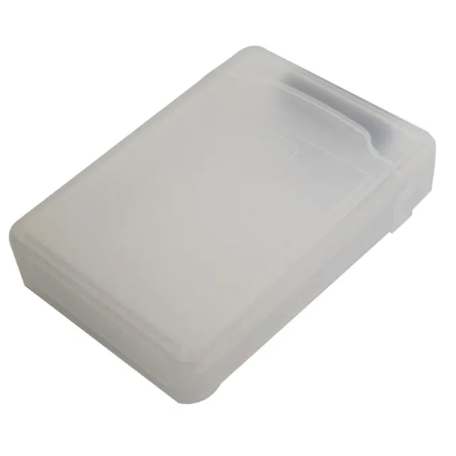 Storage Case Transparent Reliable Hard Disk Drive Storage Case Light Weigh White