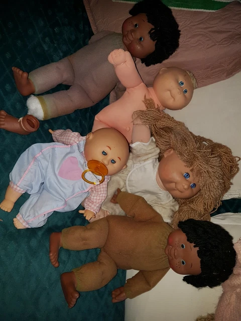 POUPEE VINTAGE PATOUF CABBAGE PATCH KIDS DOLLS XAVIER ROBERT HOUSSE DE LIT 1983
