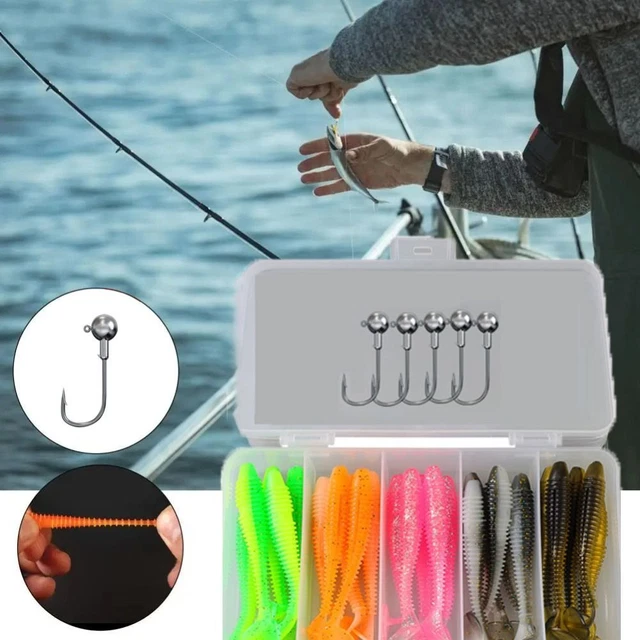 Boite Peche Rangement Conteneur D'appâts De Pêche Étui À Leurres