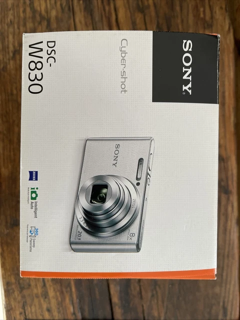 Sony DSC-W830 Cybershot Compact Digital Camera (Silver) 20.1MP 8x Optical Zoom