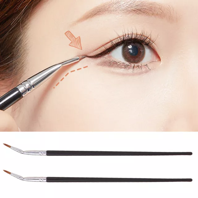 À Angle Courbé Eye-Liner Brosse Coin Maquillage Outils Horizontal vers à So *